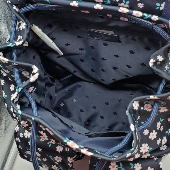 Kate Spade Carley Fleurette Flap Backpack Blue main image 5